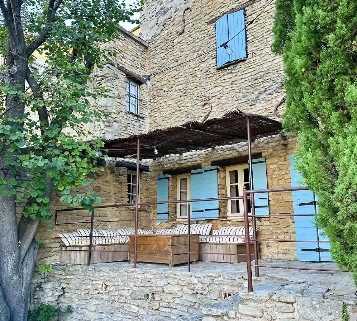 La Maison Haut-Perche Townhouse With View And Jacuzzi Saumane-de-Vaucluse Hébergement de vacances